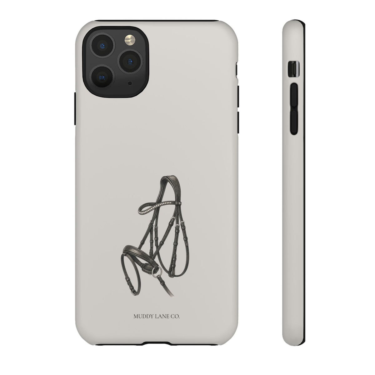 Bridle Tough Phone Case in Soft Grey Matte
