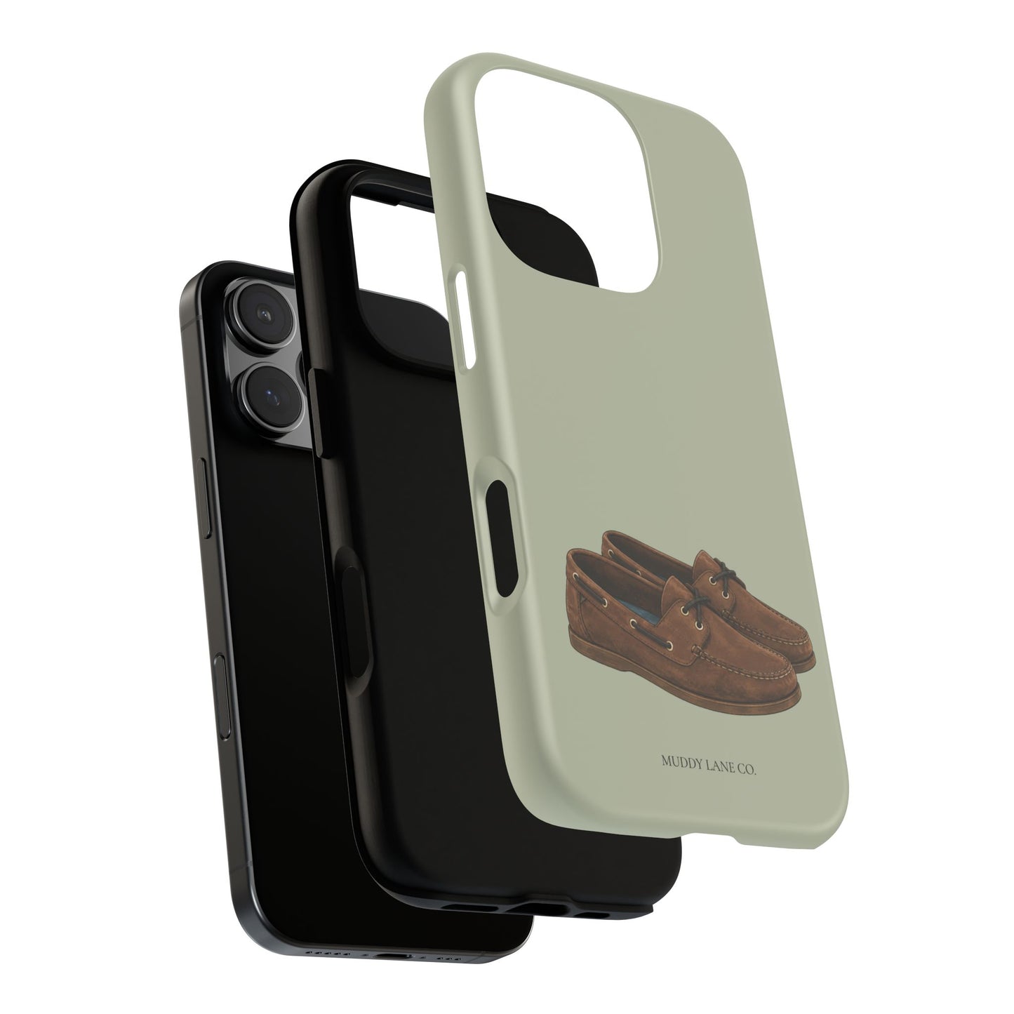 Deck Shoes Tough Phone Case in Light Sage Matte