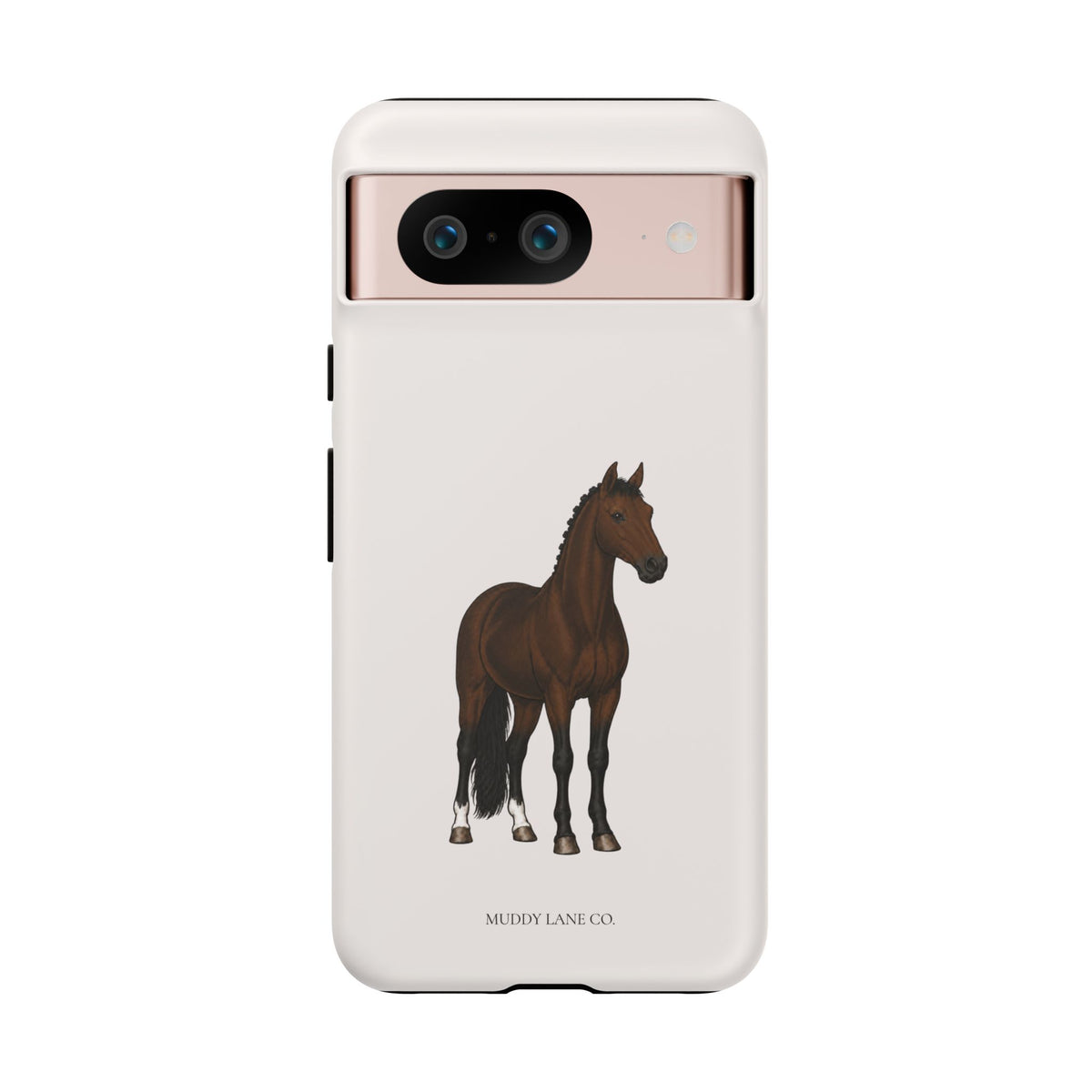 Bay Horse Tough Phone Case in Warm Cream Matte