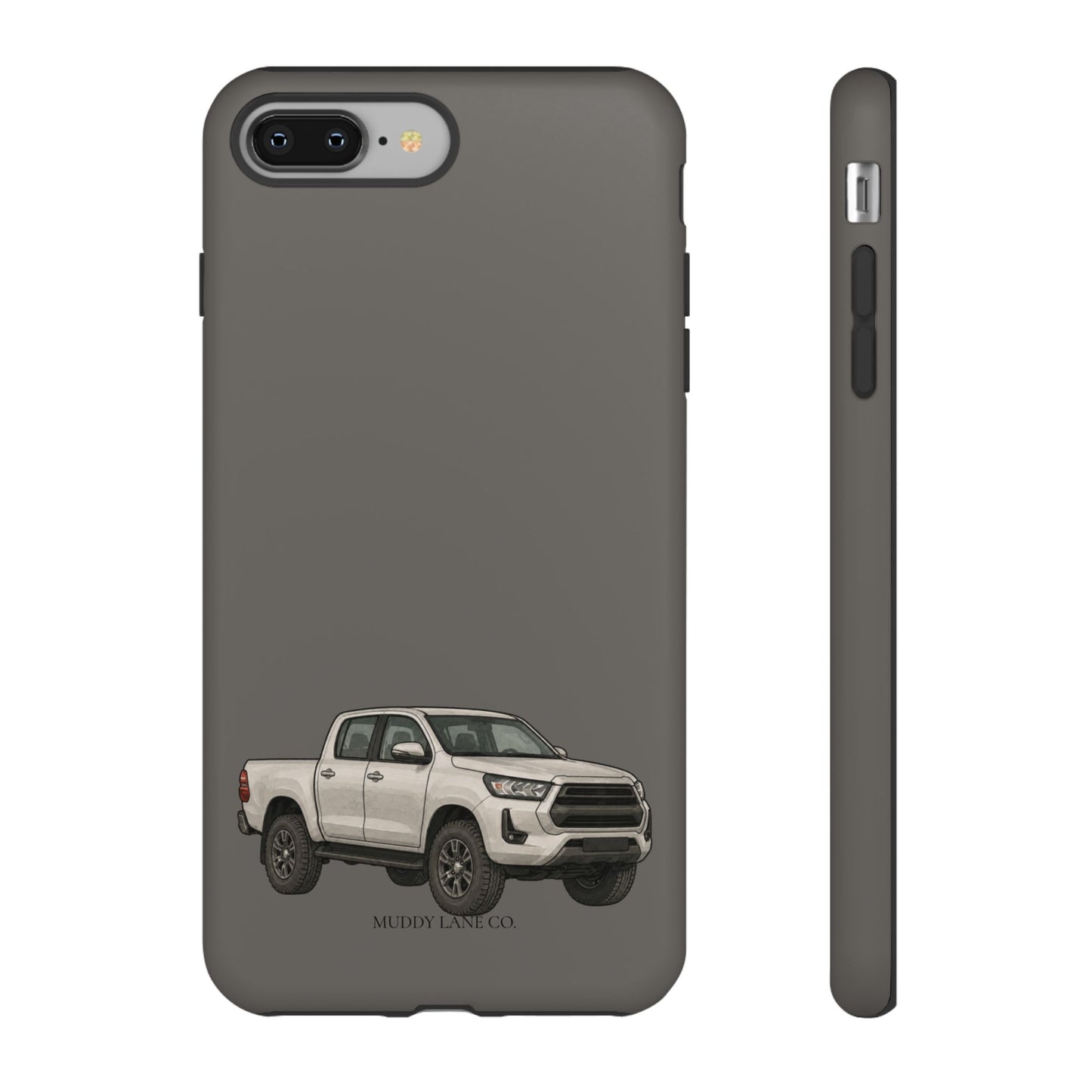 Farm Truck Tough Phone Case in Dark Grey Matte
