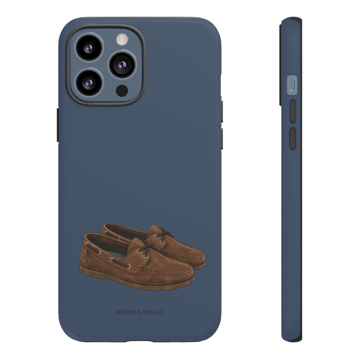 Deck Shoes Tough Phone Case in Deep Navy Matte