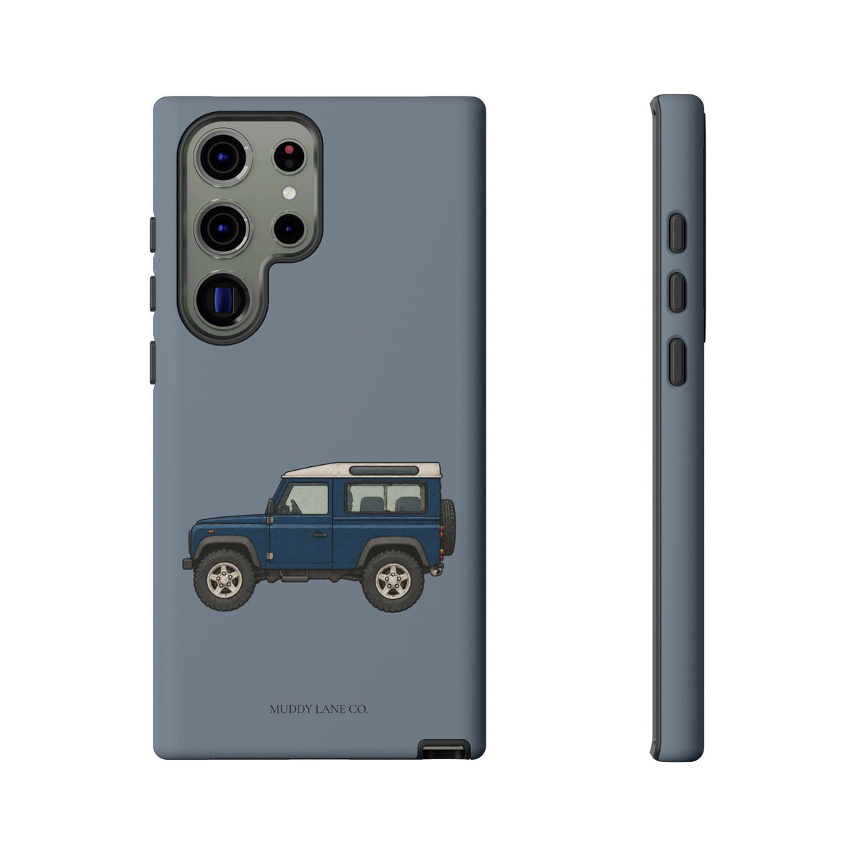 Blue Classic 4x4 Tough Phone Case in Smoke Blue Matte