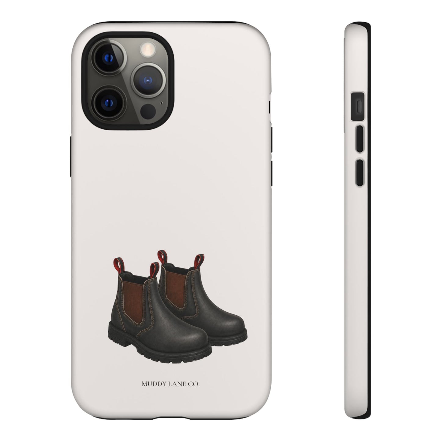 Yard Boots Tough Phone Case in Warm Cream Matte