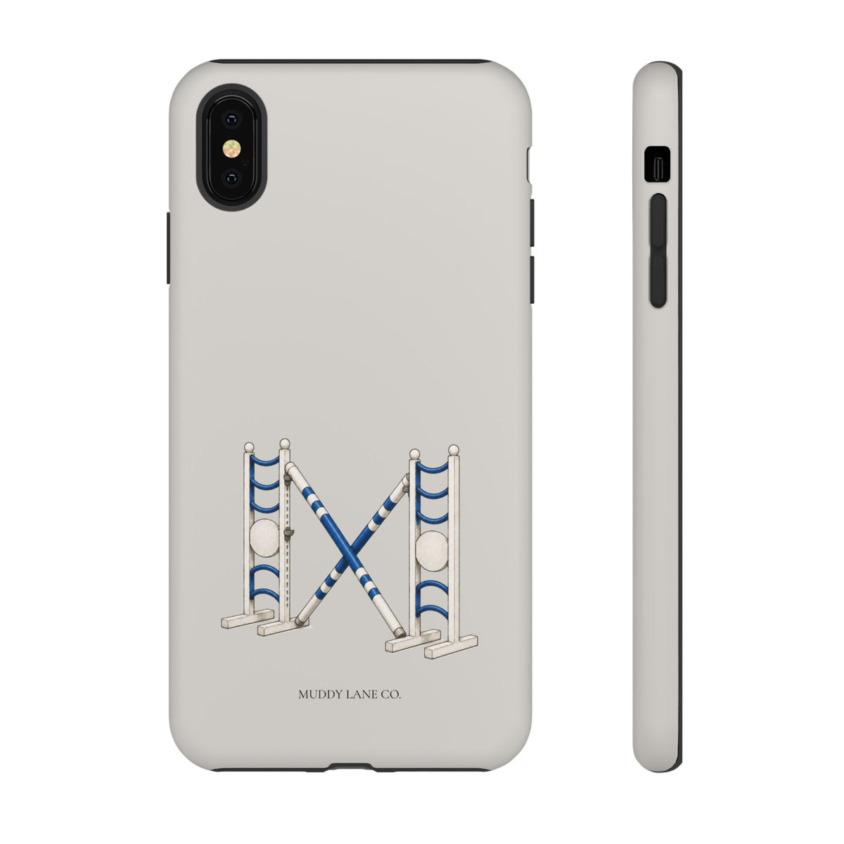 Show Jump Tough Phone Case in Soft Grey Matte