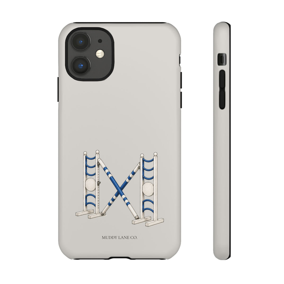 Show Jump Tough Phone Case in Soft Grey Matte