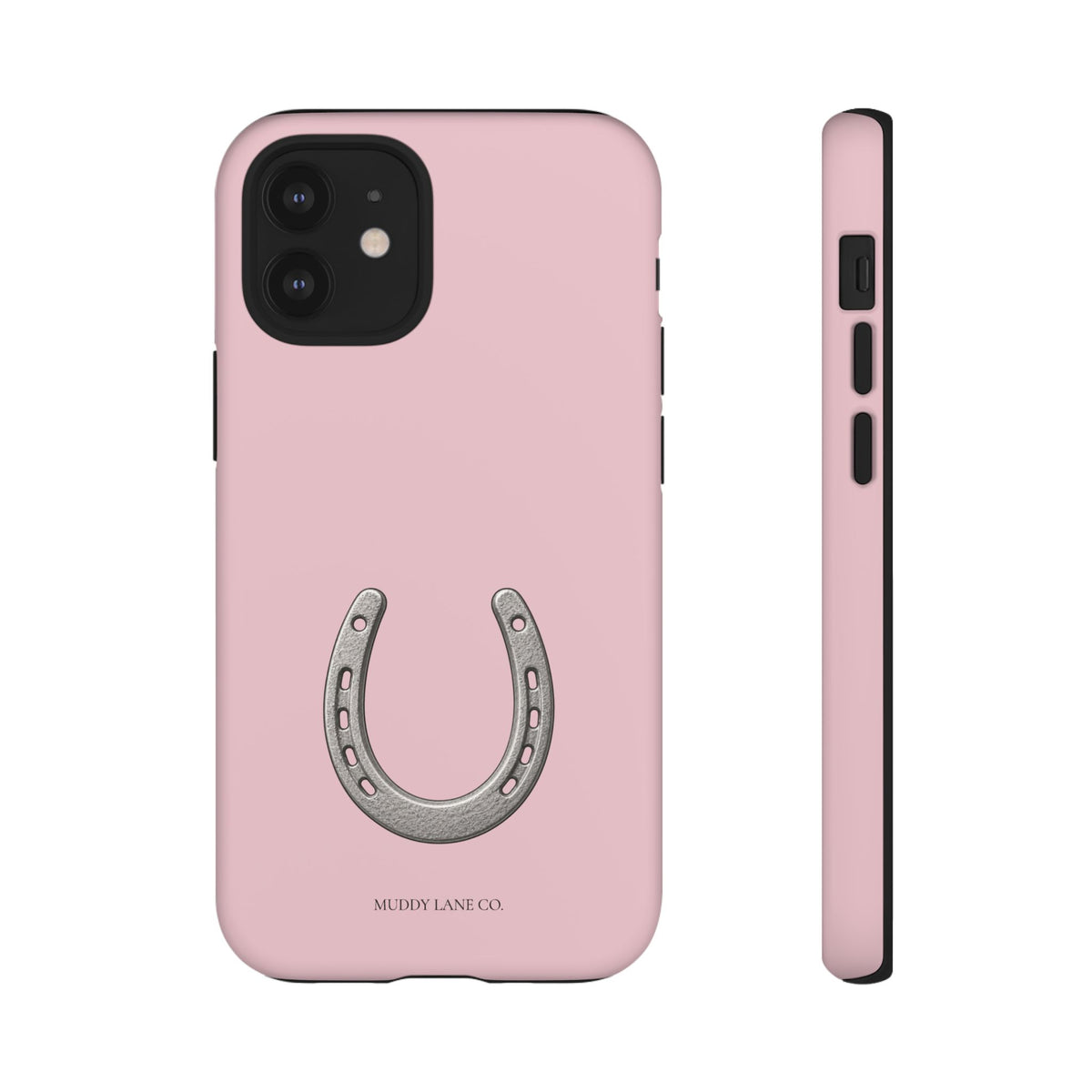Horseshoe Tough Phone Case in Soft Rosette Pink Matte