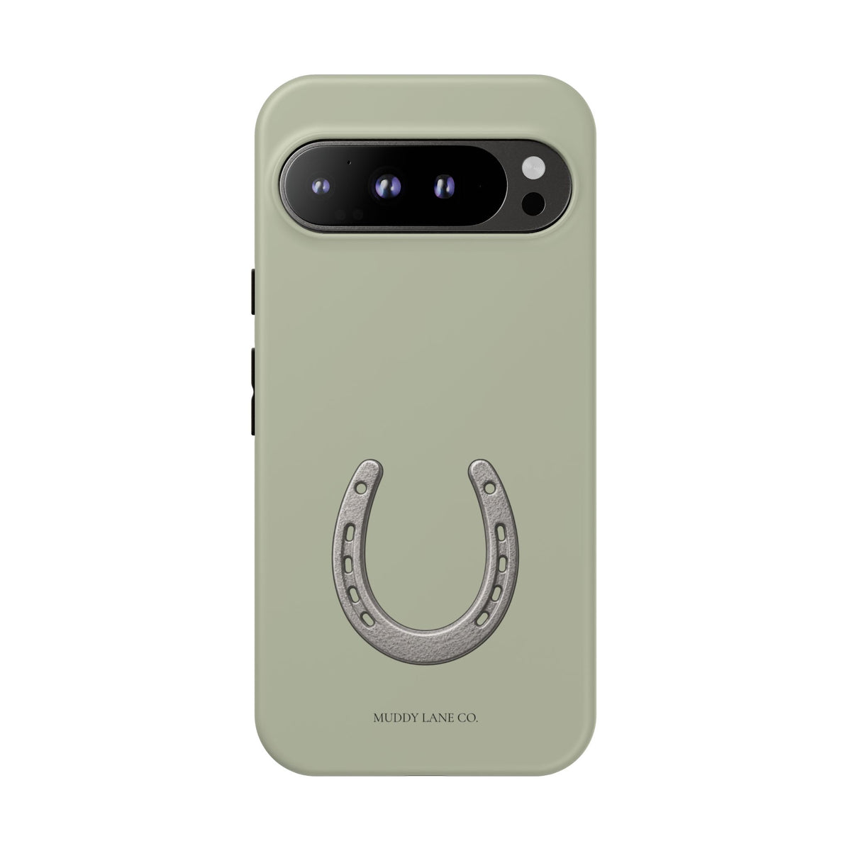 Horseshoe Tough Phone Case in Light Sage Matte
