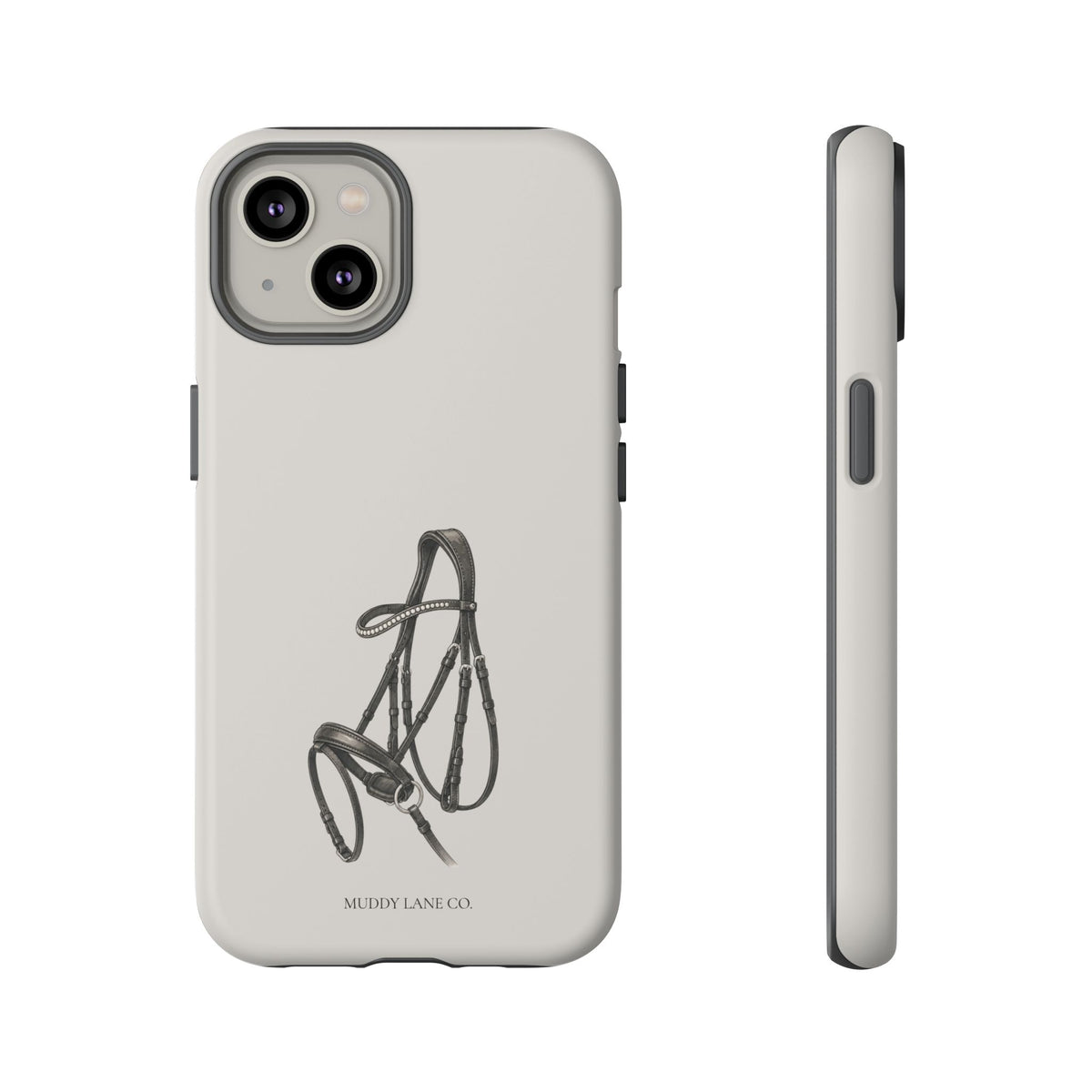 Bridle Tough Phone Case in Soft Grey Matte