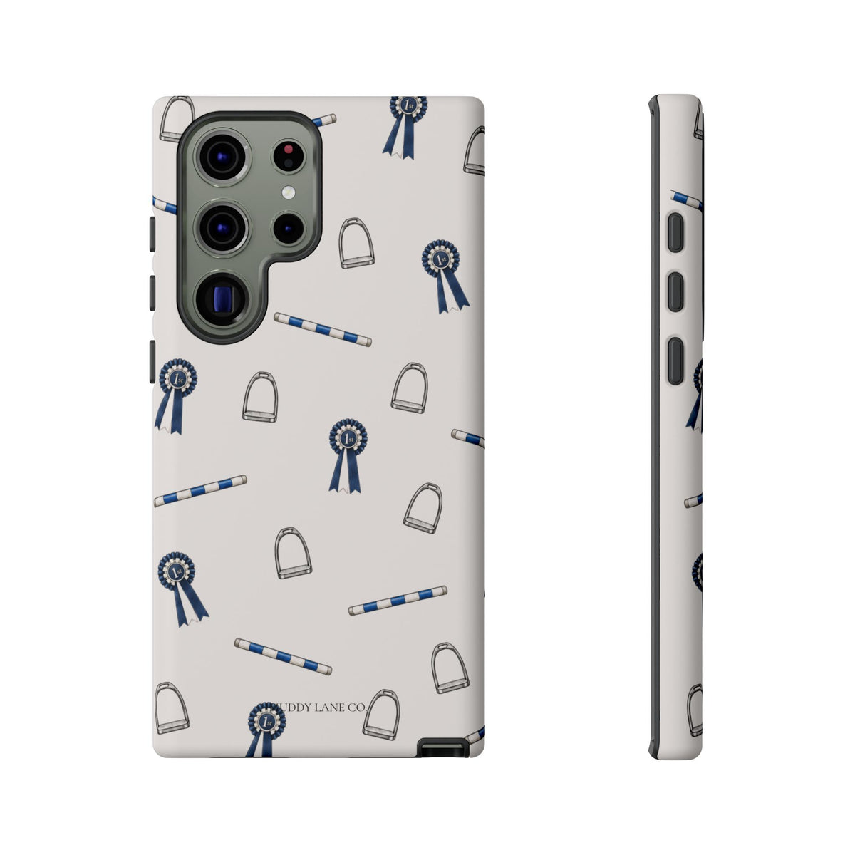 Show Day Pattern Tough Phone Case in Warm Cream Matte