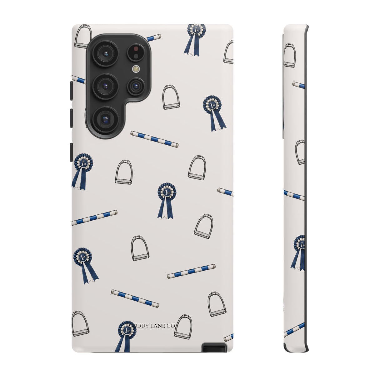 Show Day Pattern Tough Phone Case in Warm Cream Matte