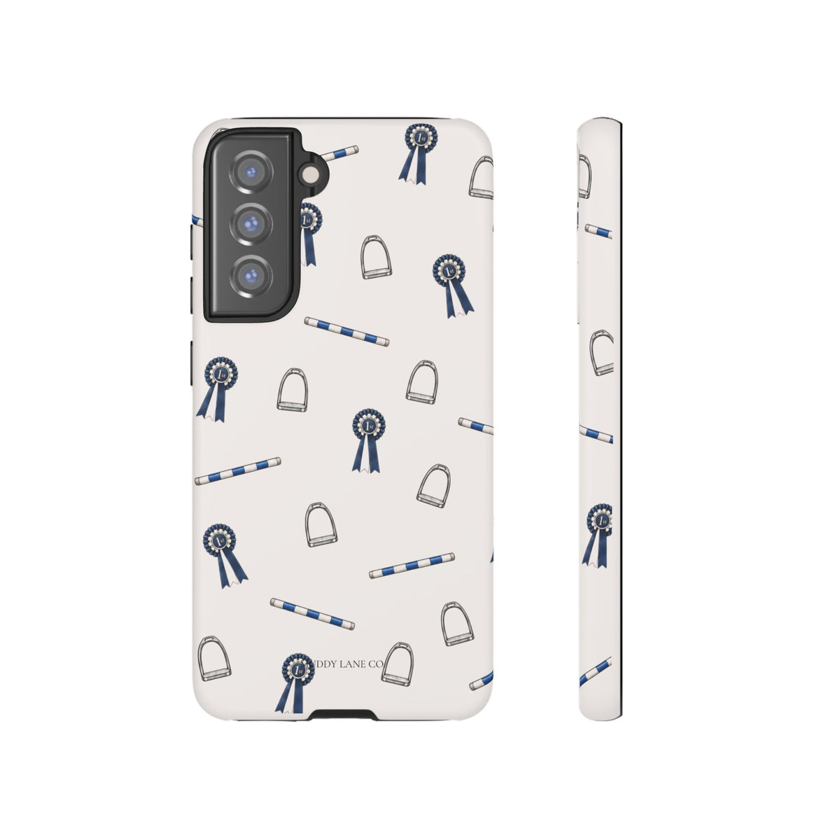 Show Day Pattern Tough Phone Case in Warm Cream Matte