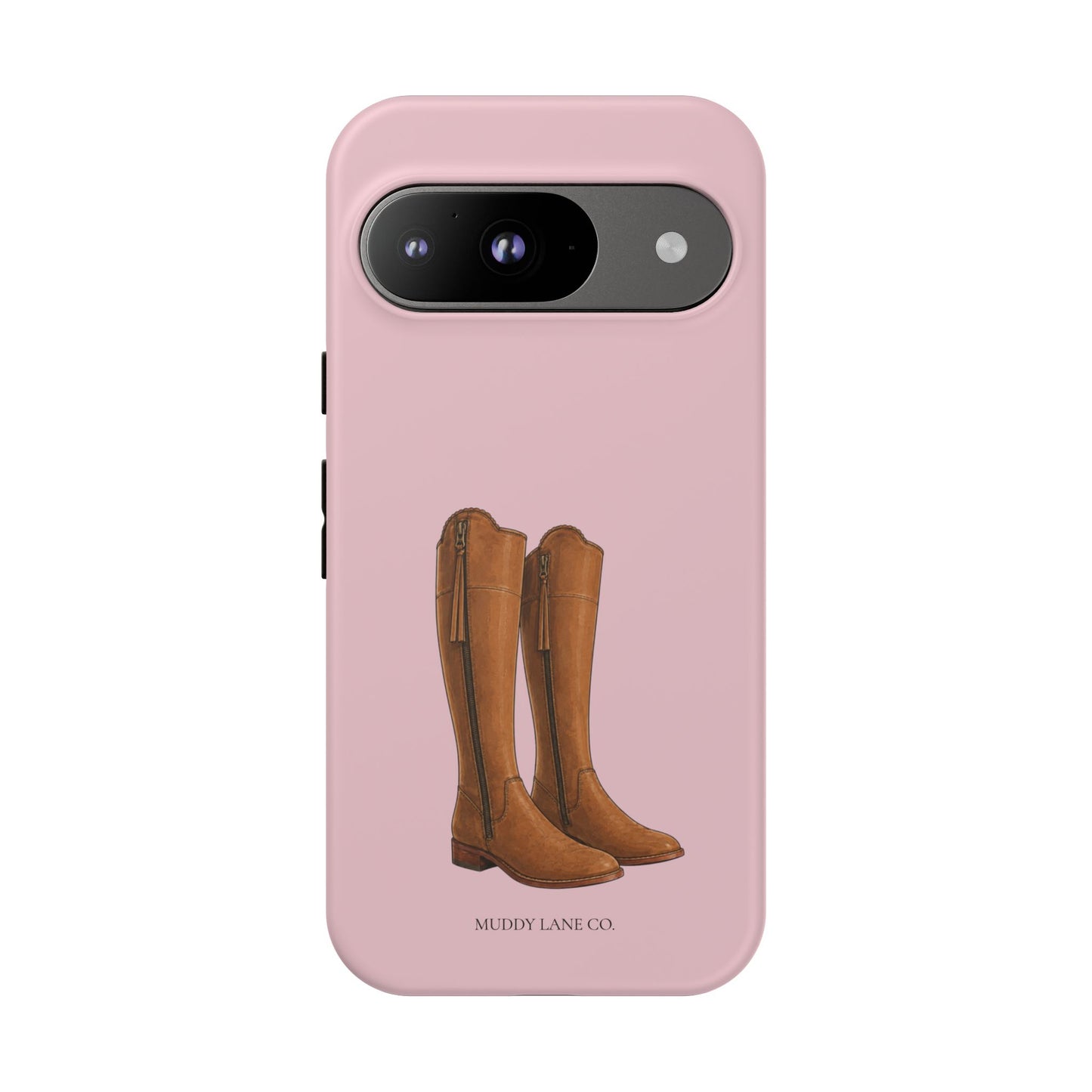 Riding Boots Tough Phone Case in Soft Rosette Pink Matte