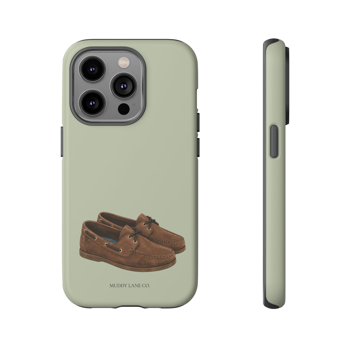Deck Shoes Tough Phone Case in Light Sage Matte