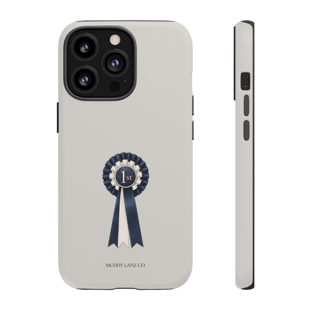 Rosette Tough Phone Case in Soft Grey Matte