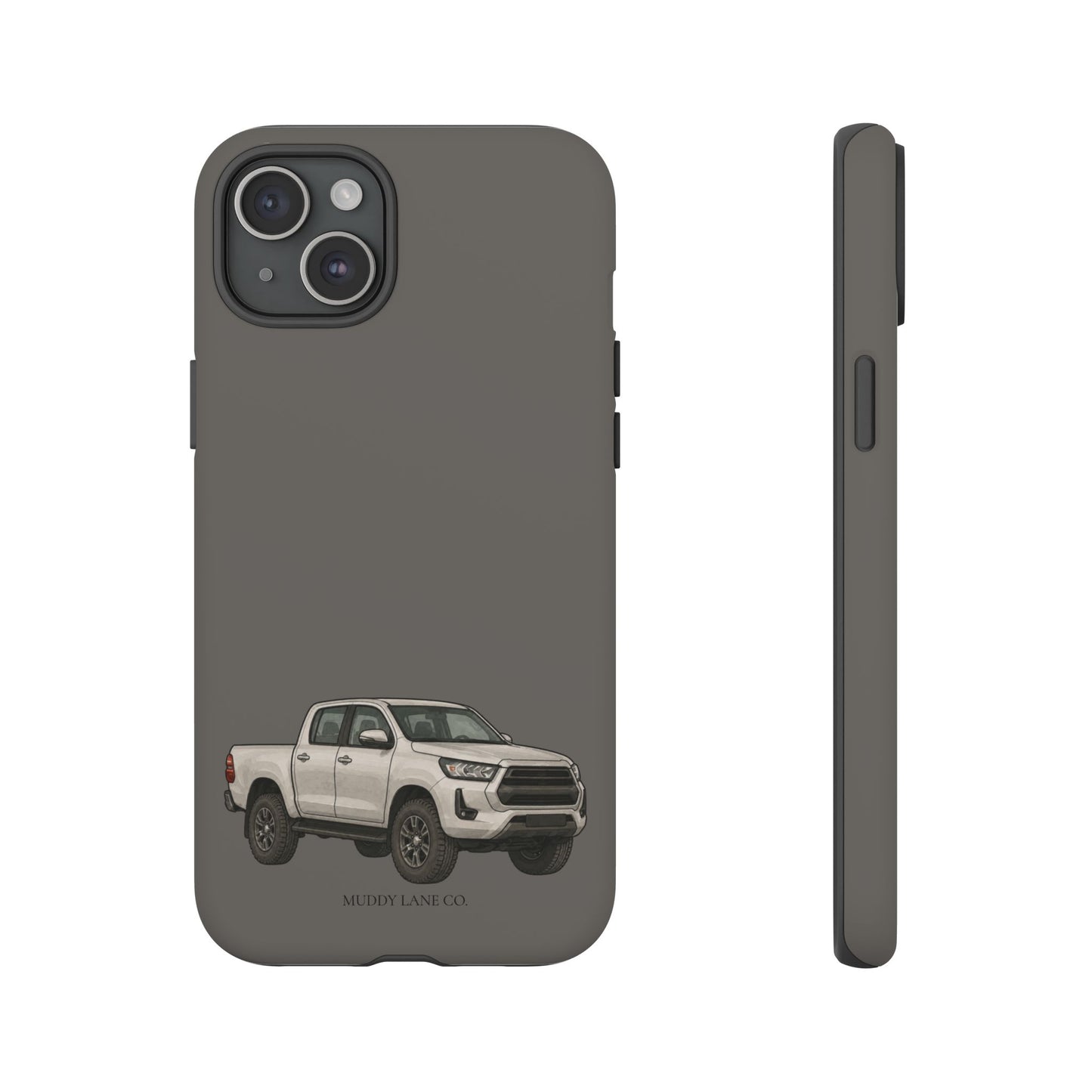 Farm Truck Tough Phone Case in Dark Grey Matte