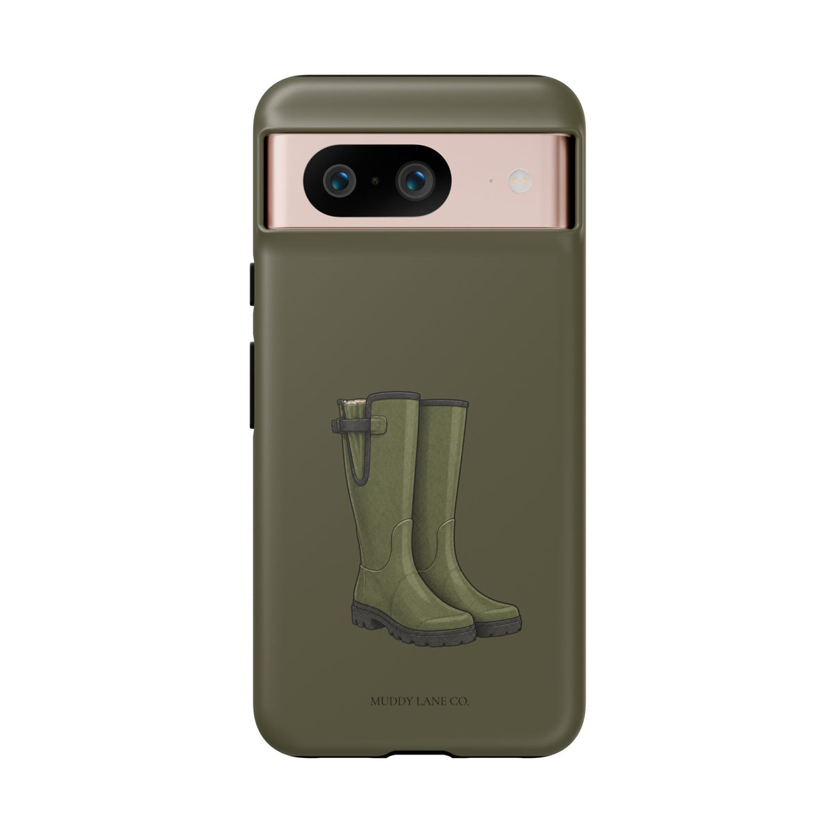 Wellies Tough Phone Case in Muddy Green Matte