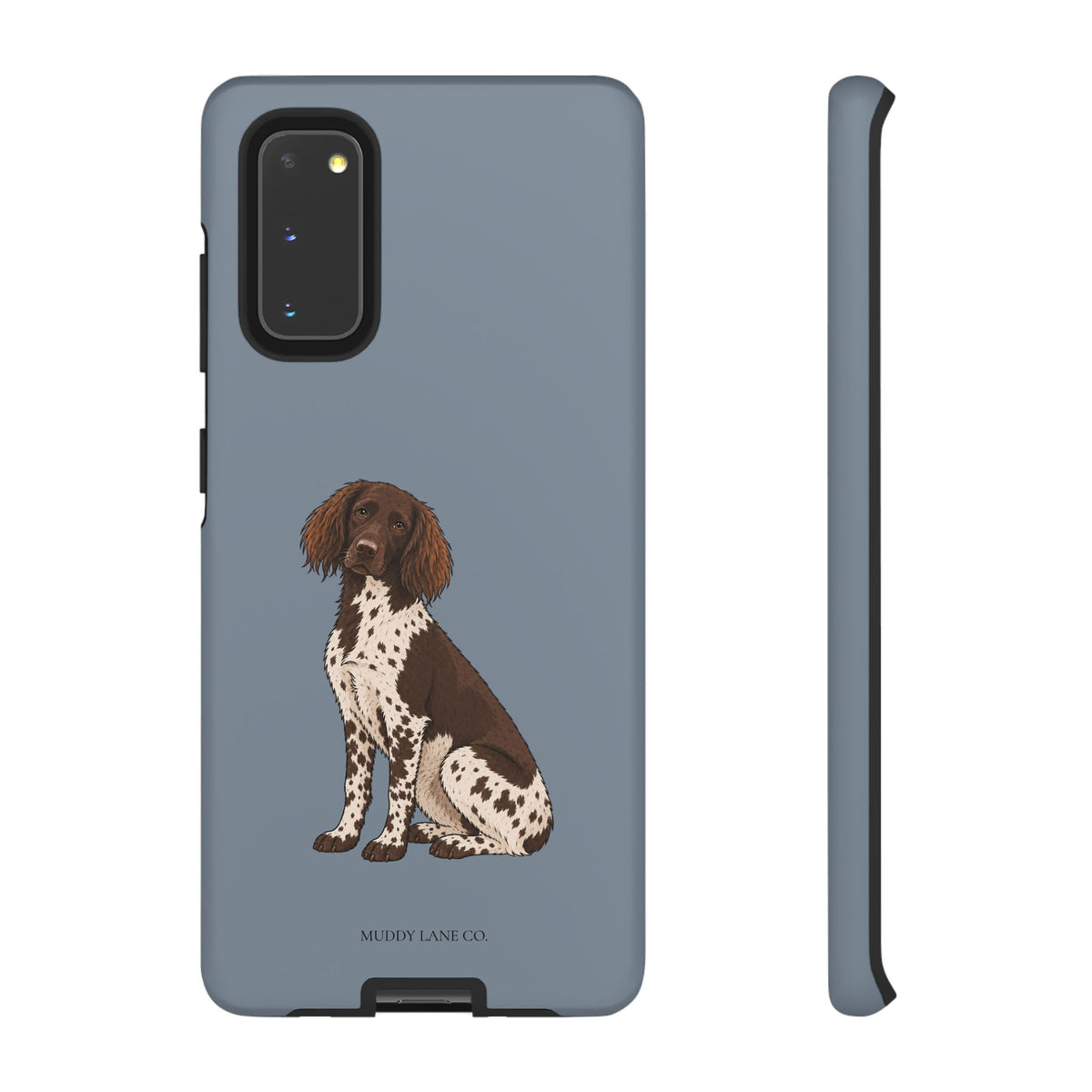 Spaniel Tough Phone Case in Smoke Blue Matte