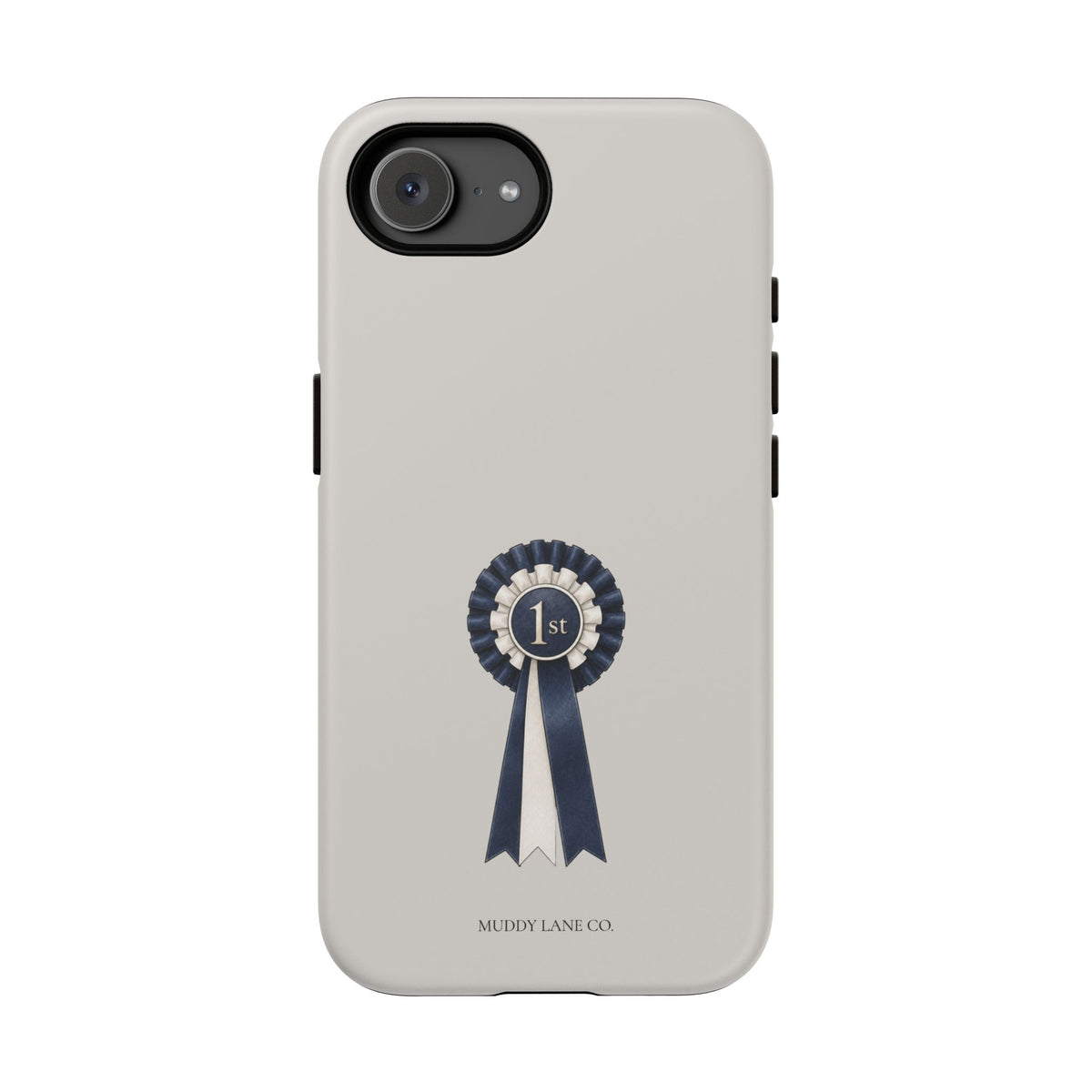 Rosette Tough Phone Case in Soft Grey Matte