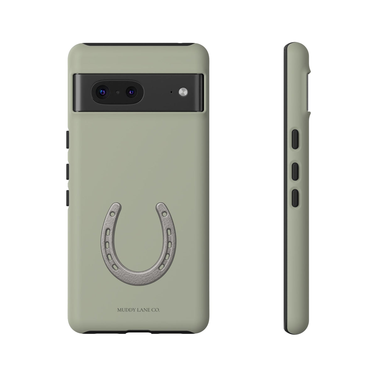 Horseshoe Tough Phone Case in Light Sage Matte