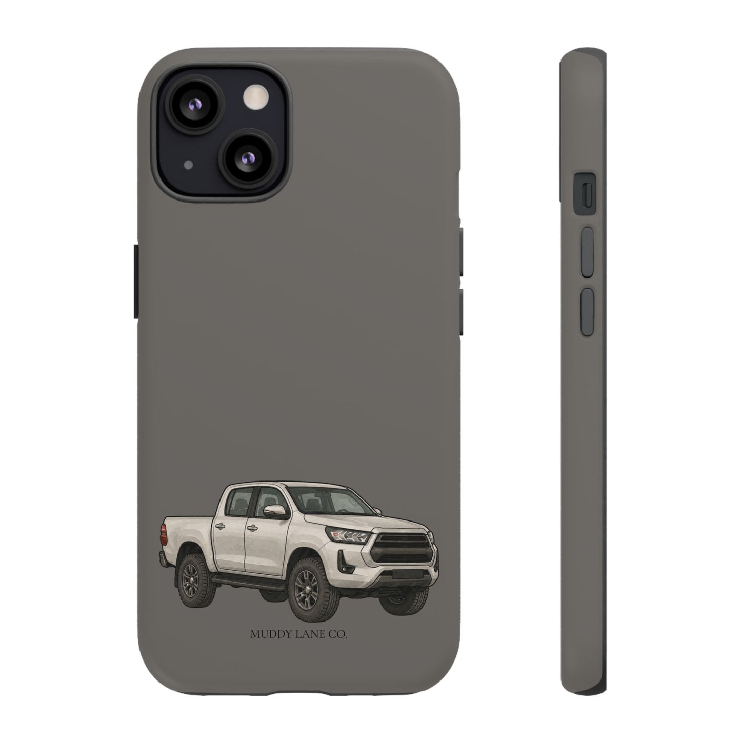 Farm Truck Tough Phone Case in Dark Grey Matte