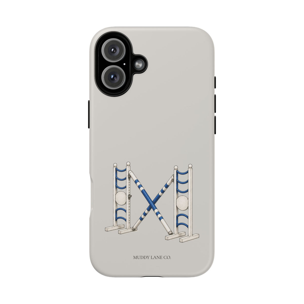 Show Jump Tough Phone Case in Soft Grey Matte