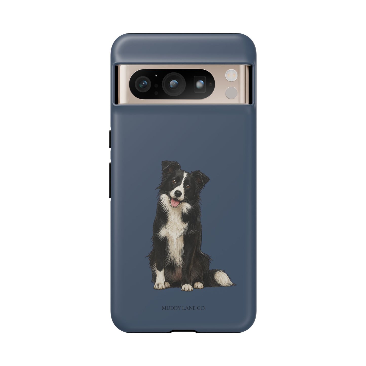 Border Collie Tough Phone Case in Deep Navy Matte