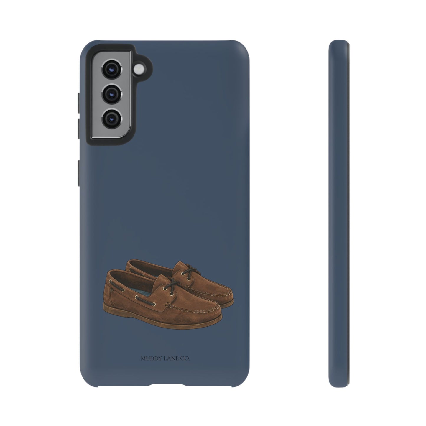 Deck Shoes Tough Phone Case in Deep Navy Matte