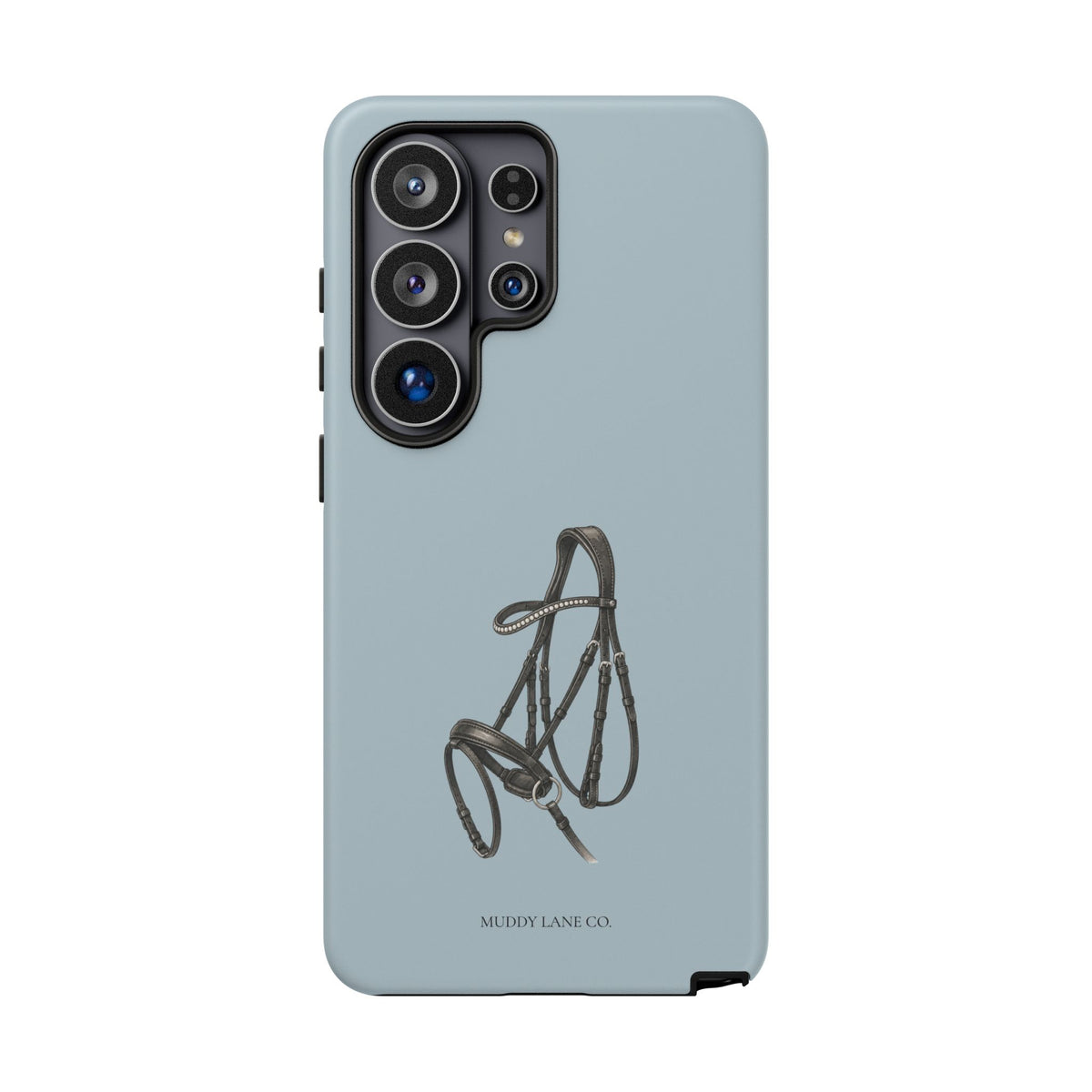 Bridle Tough Phone Case in Dusty Blue Matte