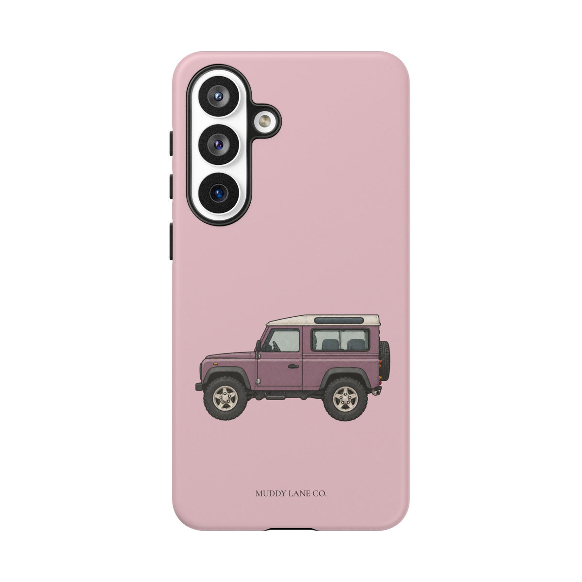 Pink Classic 4x4 Tough Phone Case in Soft Rosette Pink Matte