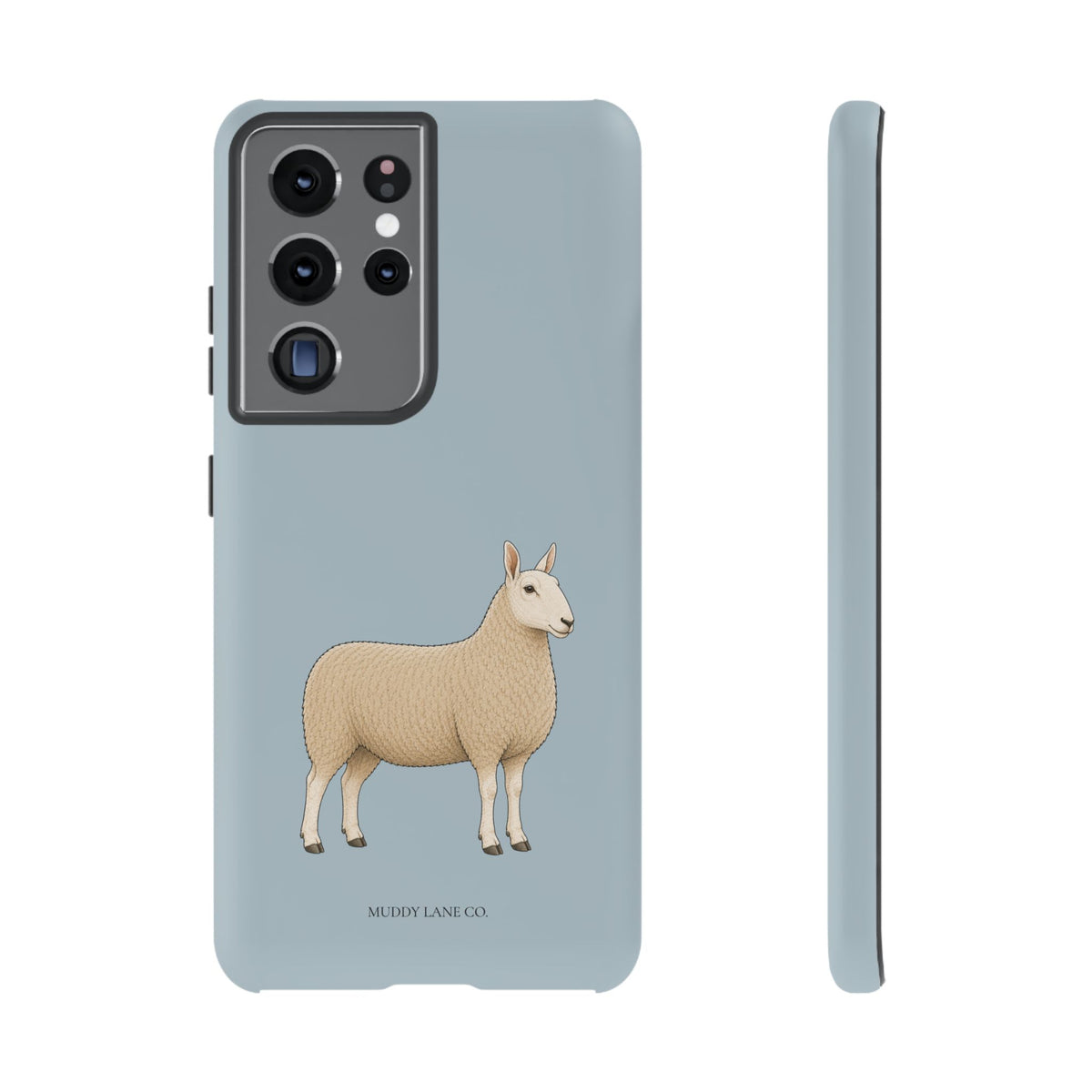 Border Leicester Tough Phone Case in Dusty Blue Matte