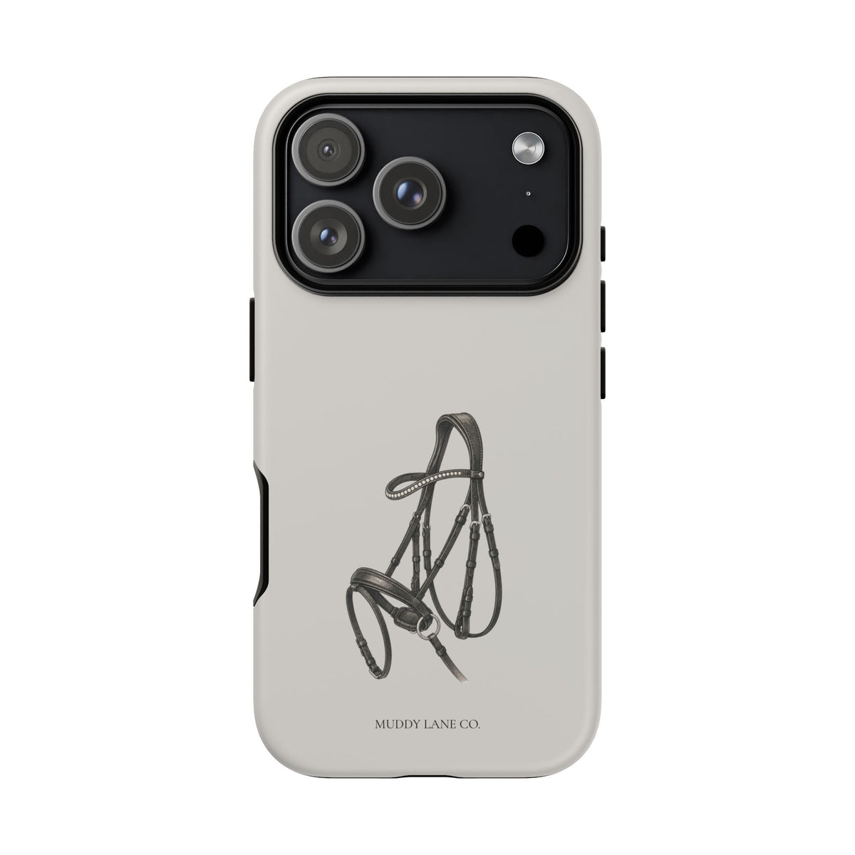 Bridle Tough Phone Case in Soft Grey Matte